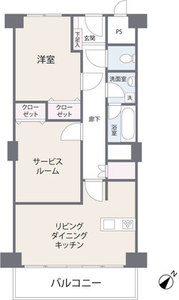 渋谷区代官山町代官山マンションの間取り図