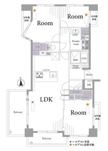 台東区東浅草ナイスアーバン浅草の間取り図