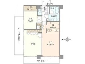 墨田区亀沢ミオカステーロ錦糸町6999万円の間取り図