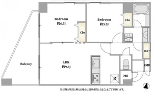 渋谷区代々木バロール代々木4199万円の間取り図