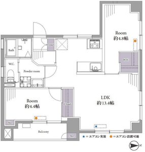 品川区平塚太平洋戸越マンションの間取り図