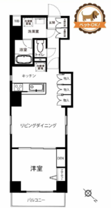 中央区日本橋大伝馬町スパシエ日本橋エセンザの間取り図