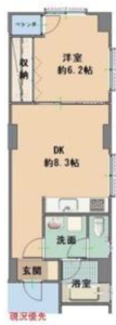 渋谷区渋谷常盤松葵マンション2850万円の間取り図