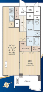 豊島区西池袋ソフトタウン池袋の間取り図