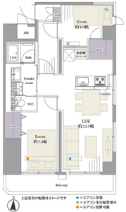 豊島区千早セザール池袋要町の間取り図