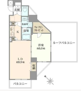 中野区中央日神デュオステージ新中野の間取り図