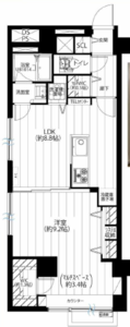 文京区春日春日タウンホーム2599万円の間取り図