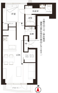 渋谷区代々木ライオンズマンション代々木の間取り図
