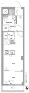 豊島区北大塚ライオンズステーションプラザ大塚第2の間取り図