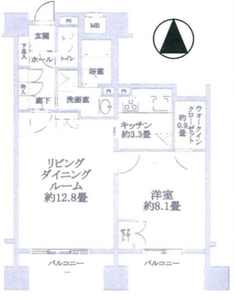 豊島区高松池袋西ハイムの間取り図