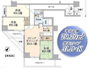 板橋区中丸町アイディーコート池袋西スターファーロの間取り図