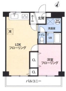 江東区三好ルミネ木場公園の間取り図
