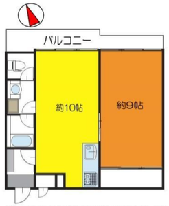 豊島区長崎豊島ハイツの間取り図