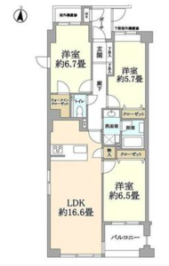 中野区新井ハウス中野の間取り図