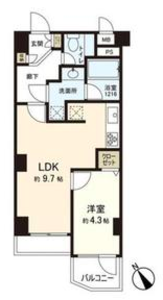 中野区新井スカーラ中野新井2480万円の間取り図