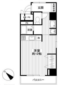 中央区日本橋小網町日本橋小網町ハイツの間取り図