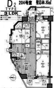 板橋区南町レクセルマンション要町の間取り図