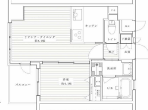 文京区根津シーアイマンション根津弥生坂の間取り図