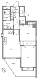 中野区東中野東中野ヒルズの間取り図
