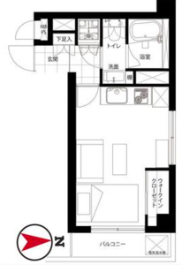 中野区中央ライオンズマンション中野坂上2180万円の間取り図