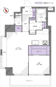豊島区上池袋コスモ上池袋の間取り図