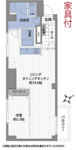 新宿区大久保新宿フラワーハイホームの間取り図