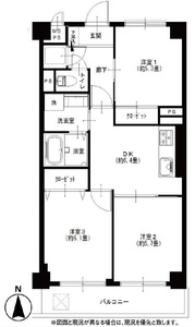 墨田区石原ライオンズマンション両国第53290万円の間取り図
