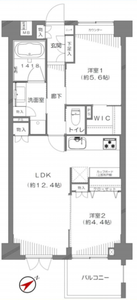 豊島区西池袋エクセル立教前の間取り図