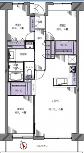 新宿区高田馬場高田馬場パークホームズの間取り図