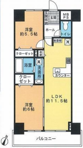 豊島区上池袋ソネット上池袋の間取り図