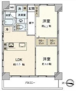 台東区元浅草ダイアパレス元浅草ブライトスクエア4680万円の間取り図