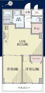 台東区駒形柳恵キングハイツ3480万円の間取り図