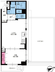 文京区関口東海文京マンションの間取り図