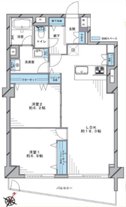 北区中里ライオンズガーデン駒込の間取り図