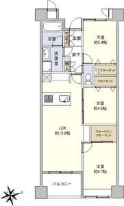 台東区北上野ドラゴンマンション上野壱番館の間取り図