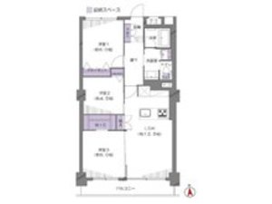 台東区東上野中銀東上野マンシオンの間取り図
