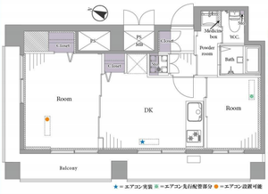 豊島区南大塚モナーク大塚3199万円の間取り図