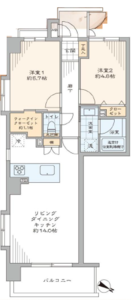 千代田区神田神保町アーバンクリスタル九段下の間取り図